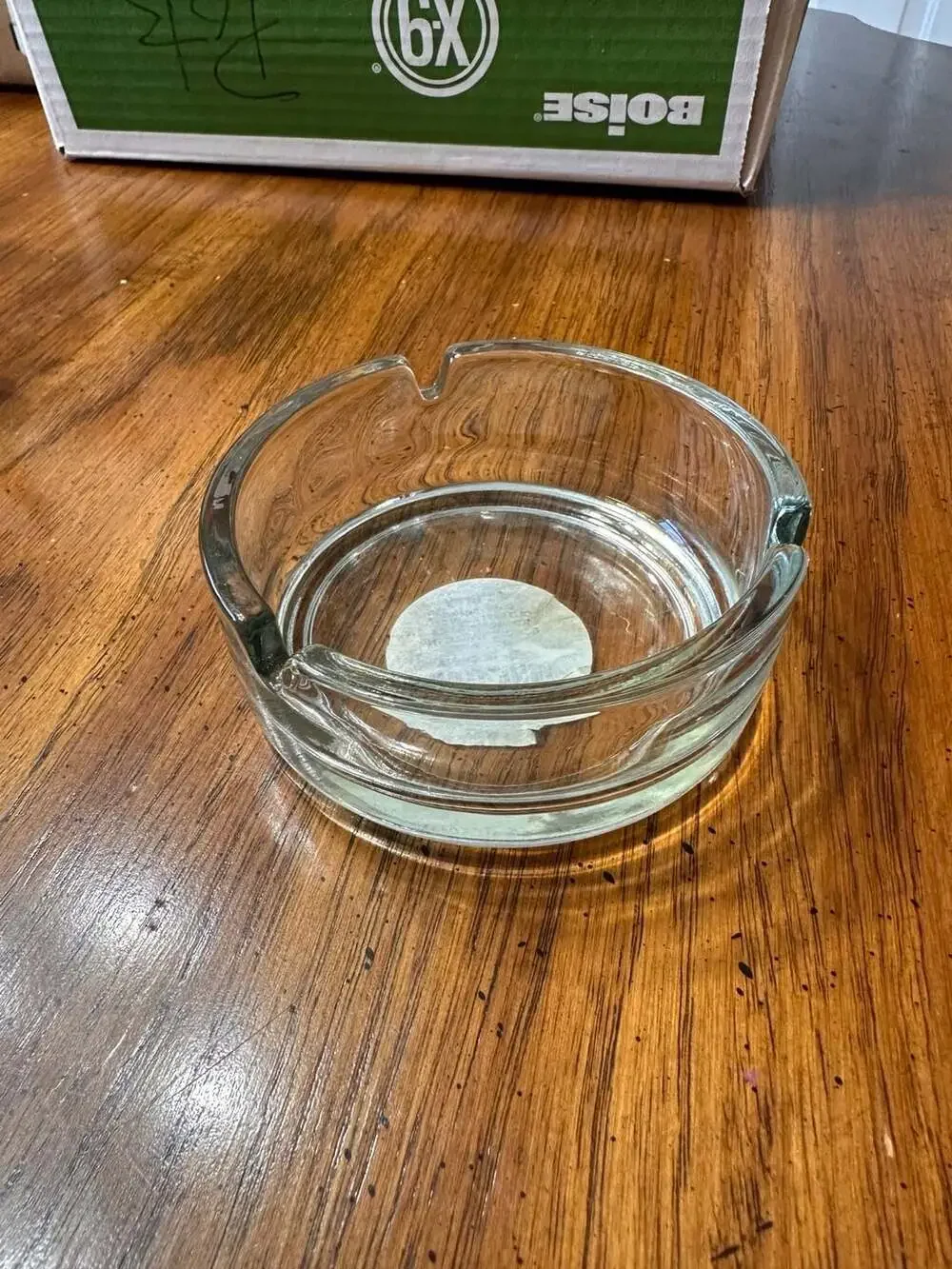 Old East Main Co. Clear Glass Round Stackable Ashtray